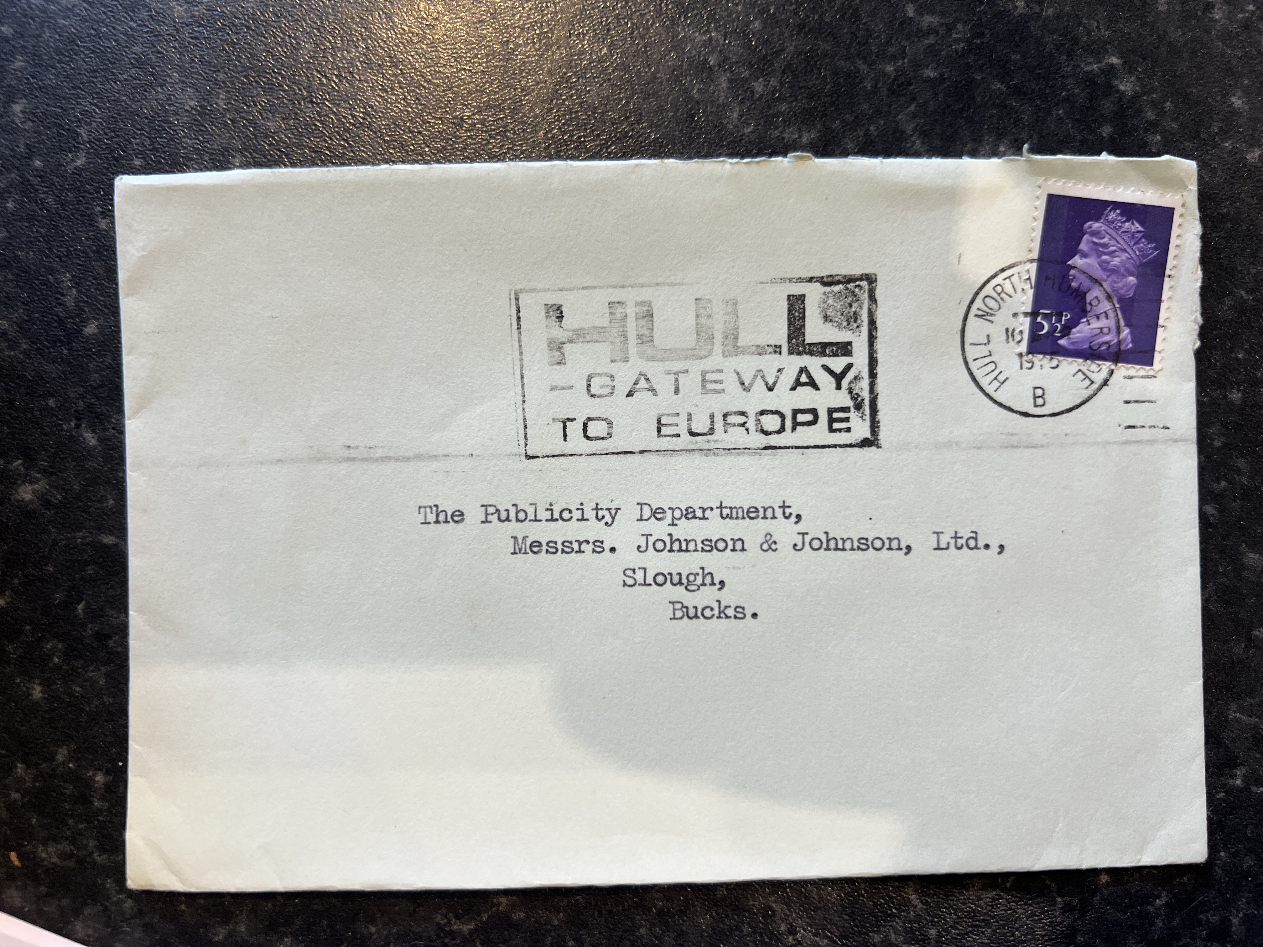 A box full of old envelopes