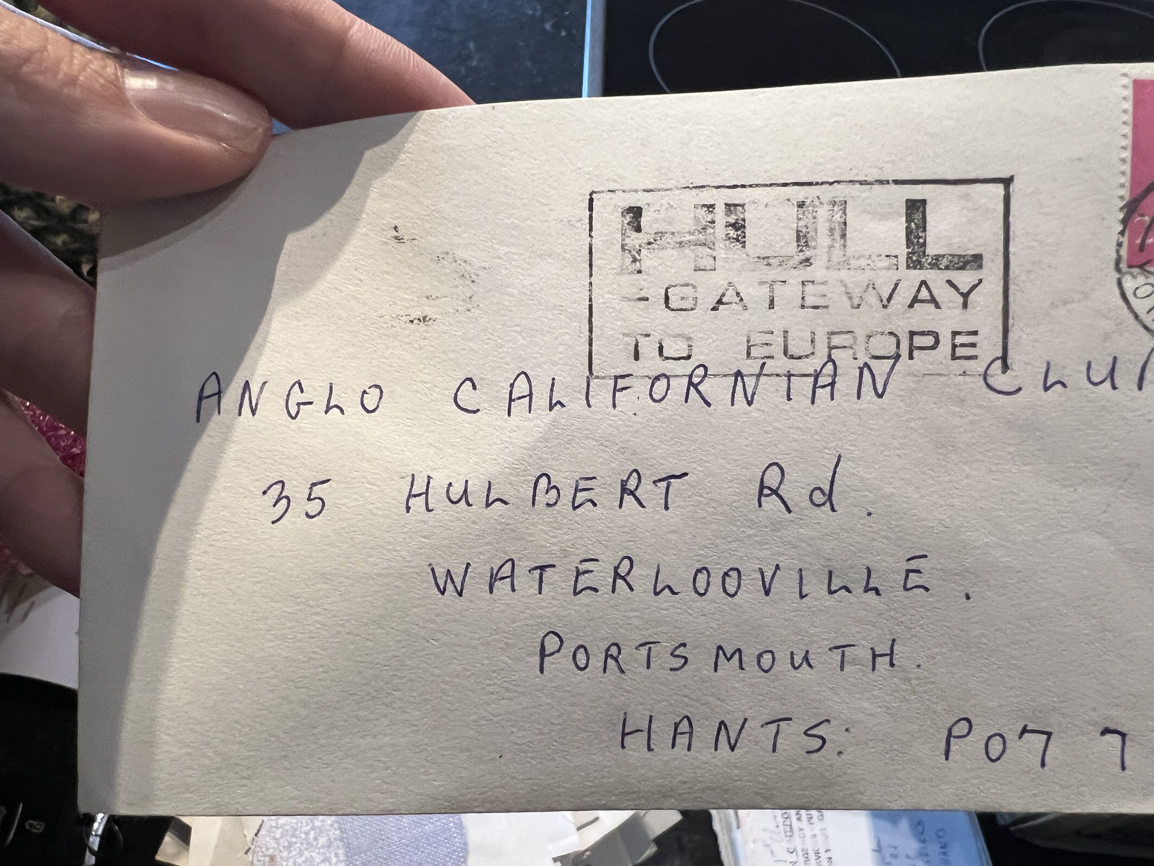 A letter addressed to the David Cassidy Fan Club