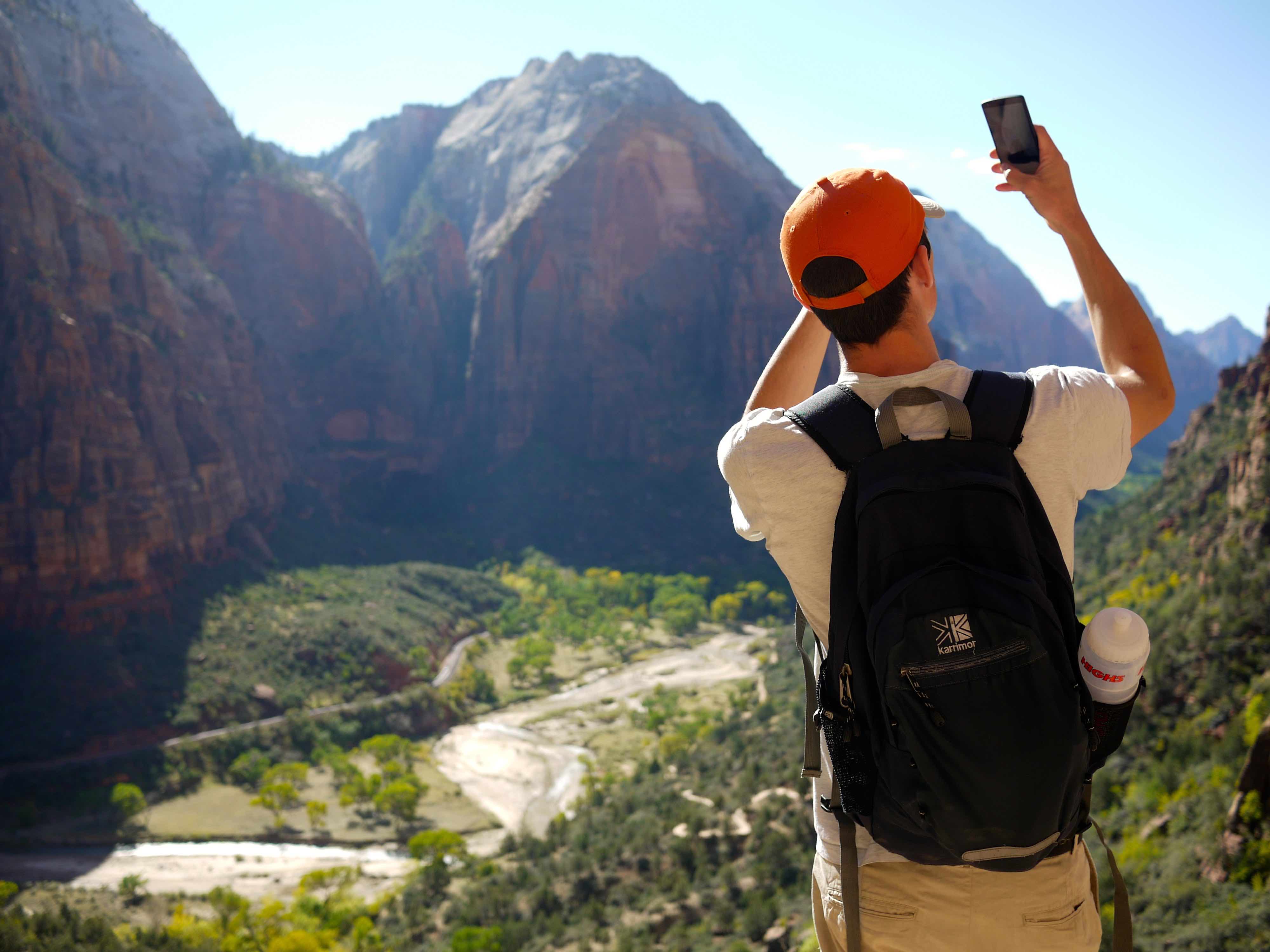 Lachie in Zion National Park